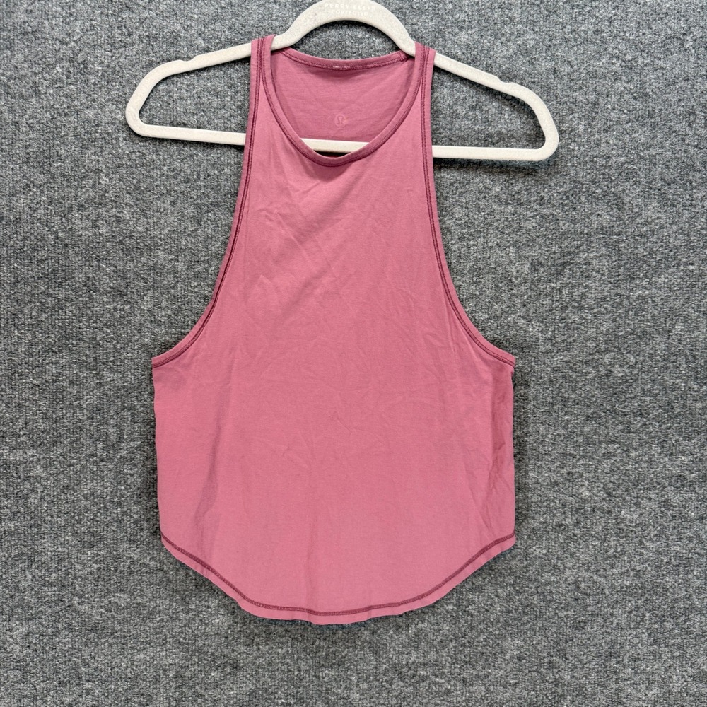 Lululemon Tank Top‎ Womens 6 Pink High Neck Racerback Yoga Athletic Gym Workout
